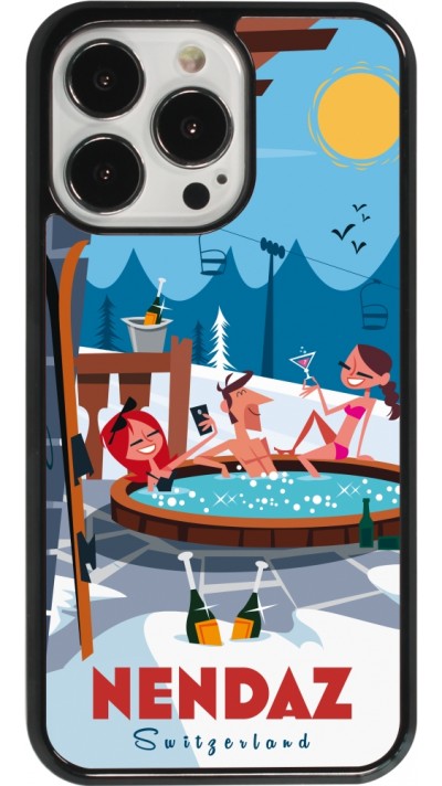 Coque iPhone 13 Pro - Nendaz Mountain Jacuzzi