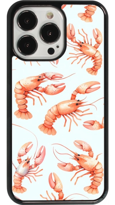 Coque iPhone 13 Pro - Pattern de homards pastels