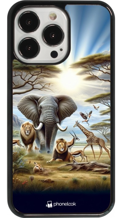 Coque iPhone 13 Pro - Vie sauvage africaine