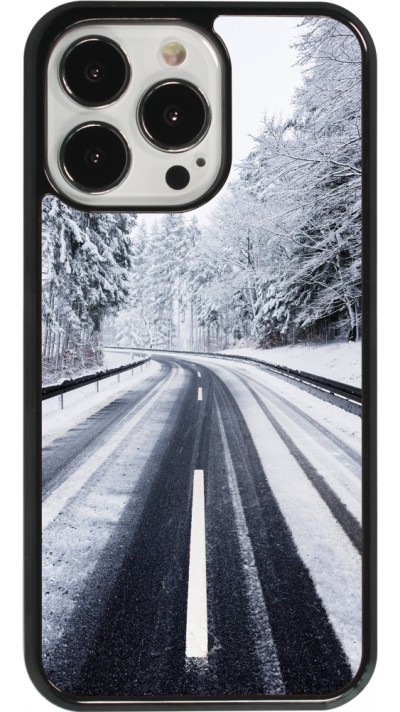 Coque iPhone 13 Pro - Winter 22 Snowy Road