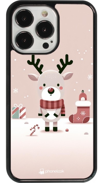 Coque iPhone 13 Pro - Noël 2023 Choupinette Renne