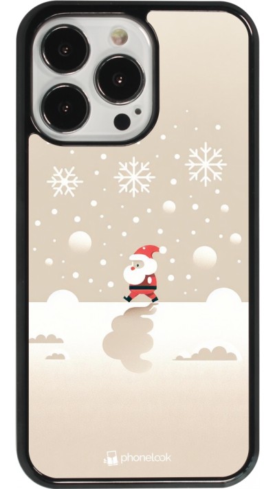 Coque iPhone 13 Pro - Noël 2023 Minimalist Santa