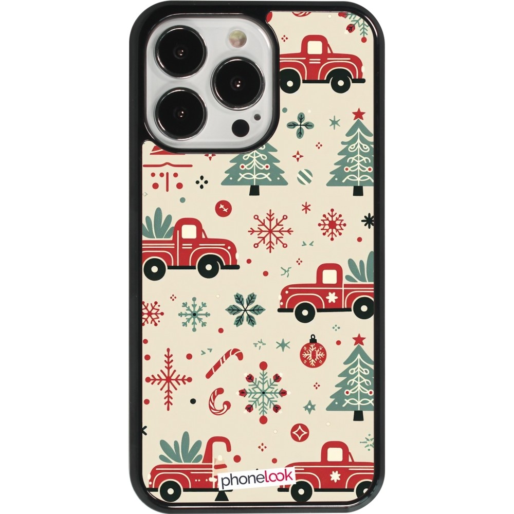 Coque iPhone 13 Pro - Noël 2024 Camion Sapin