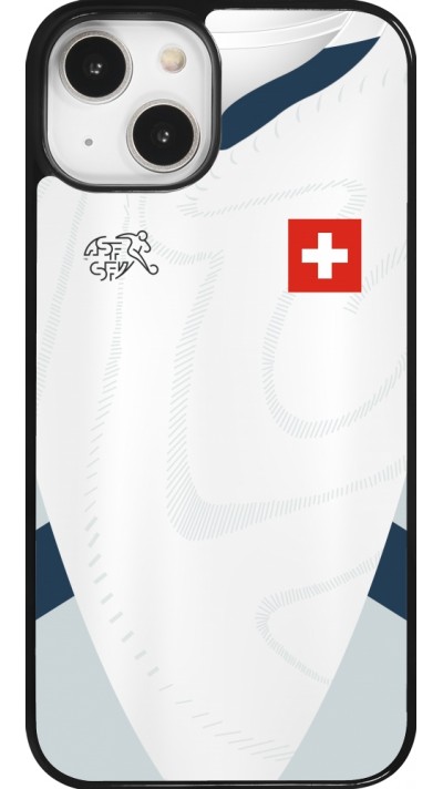iPhone 14 Case Hülle - Schweiz Away personalisierbares Fussballtrikot