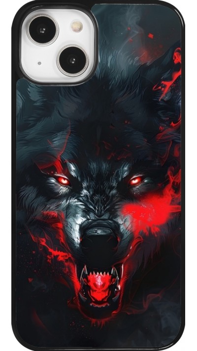 Coque iPhone 14 - Halloween 2024 mad werewolf