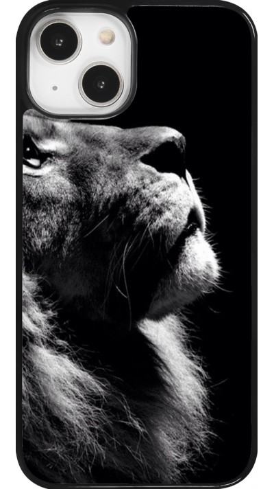 Coque iPhone 14 - Lion looking up