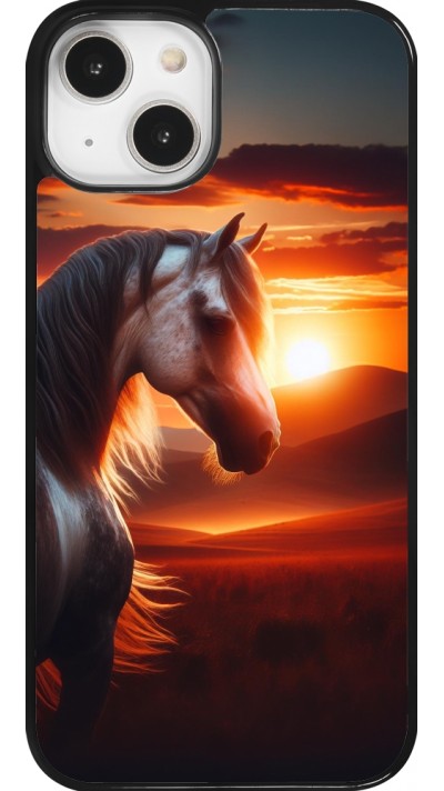 Coque iPhone 14 - Majestic Sunset Horse