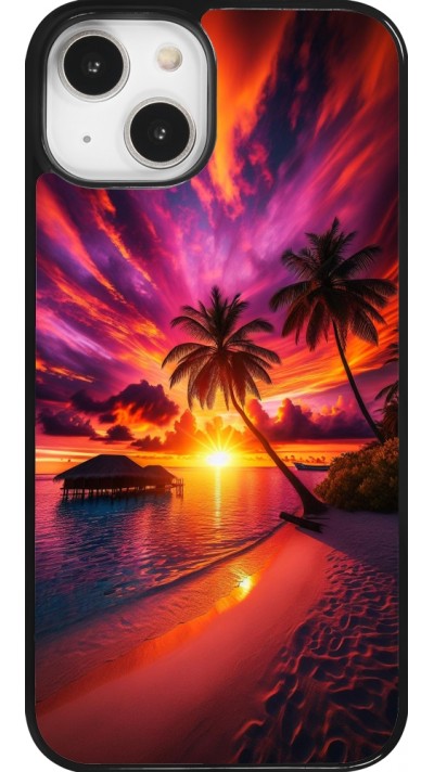 Coque iPhone 14 - Maldives Dusk Bliss