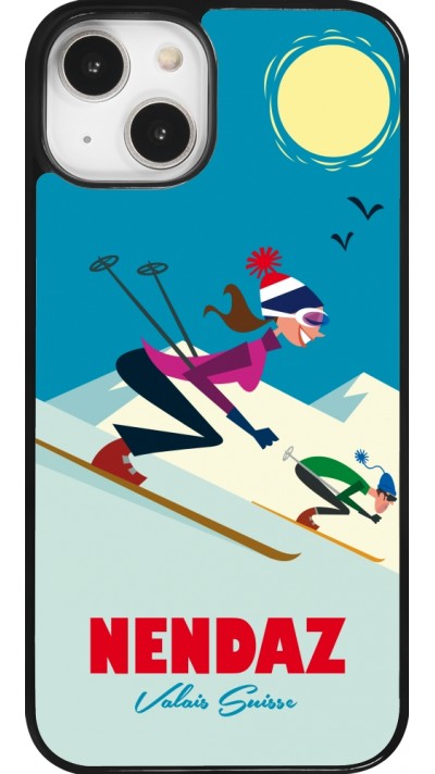 iPhone 14 Case Hülle - Nendaz Ski Downhill