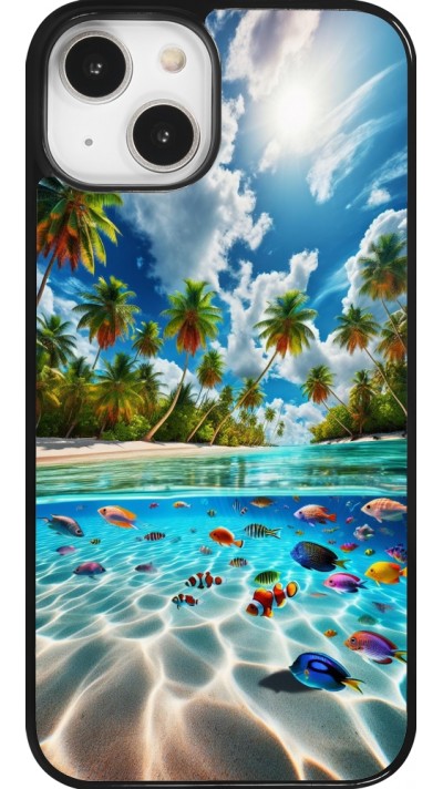 Coque iPhone 14 - Plage Paradis