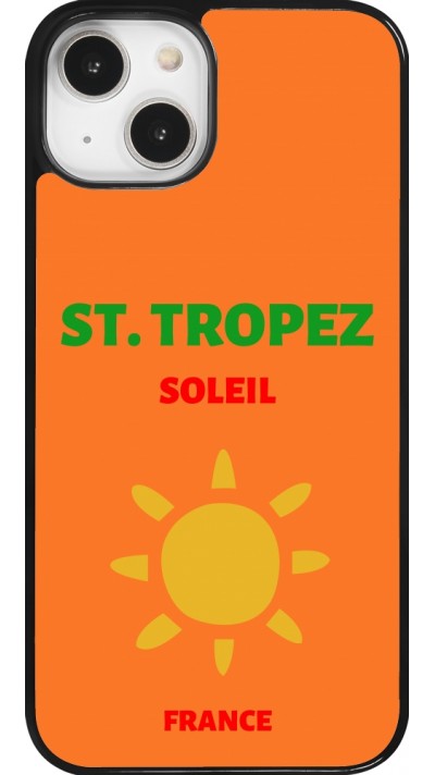 Coque iPhone 14 - Pop Summer Destination St-Tropez