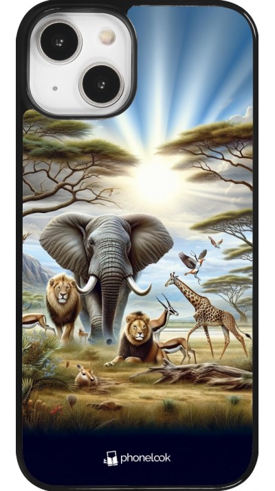 Coque iPhone 14 - Vie sauvage africaine