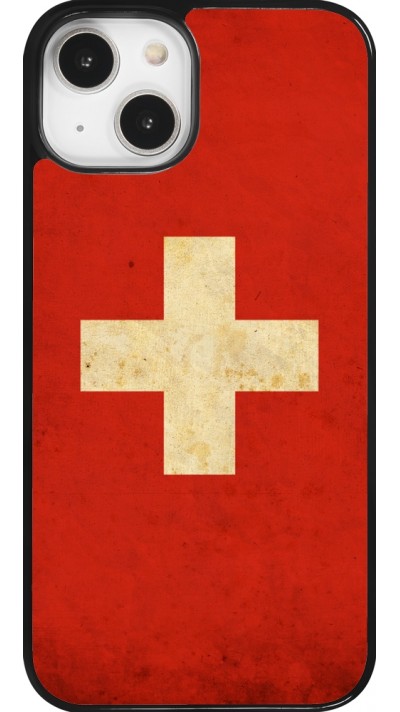 Coque iPhone 14 - Vintage Flag SWISS