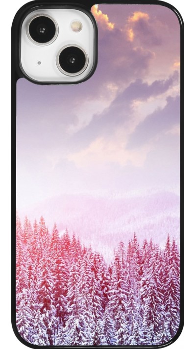 Coque iPhone 14 - Winter 22 Pink Forest