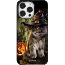 Coque iPhone 14 Pro Max - Halloween 21 Witch cat