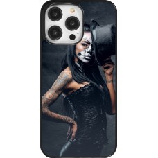 Coque iPhone 14 Pro Max - Halloween 22 Tattooed Girl