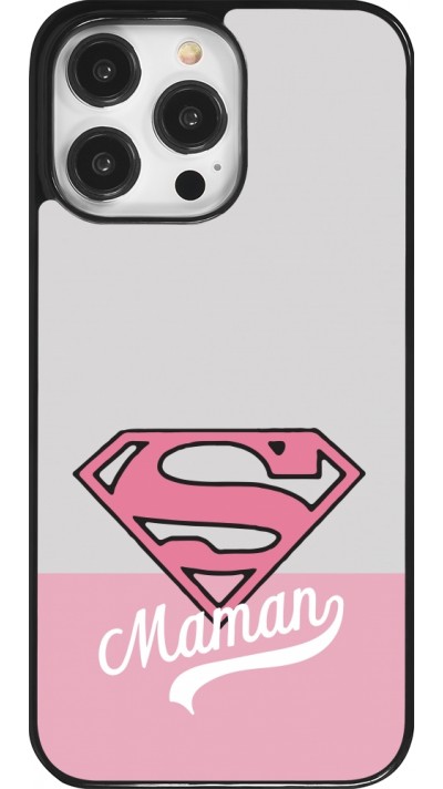 Coque iPhone 14 Pro Max - Mom 2024 Super hero maman