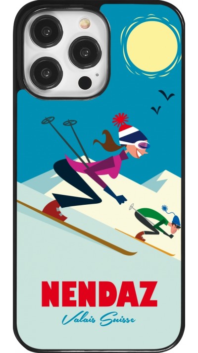 Coque iPhone 14 Pro Max - Nendaz Ski Downhill