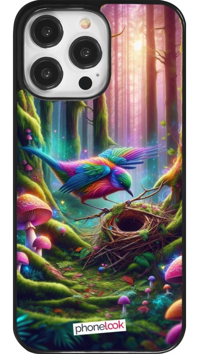 Coque iPhone 14 Pro Max - Oiseau Nid Forêt