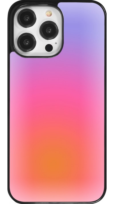 Coque iPhone 14 Pro Max - Orange Pink Blue Gradient