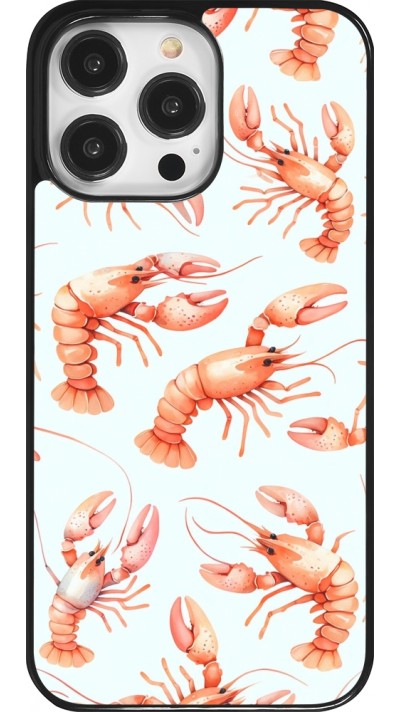 Coque iPhone 14 Pro Max - Pattern de homards pastels