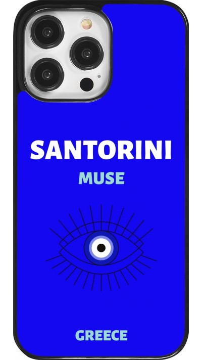 Coque iPhone 14 Pro Max - Pop Summer Destination Santorini