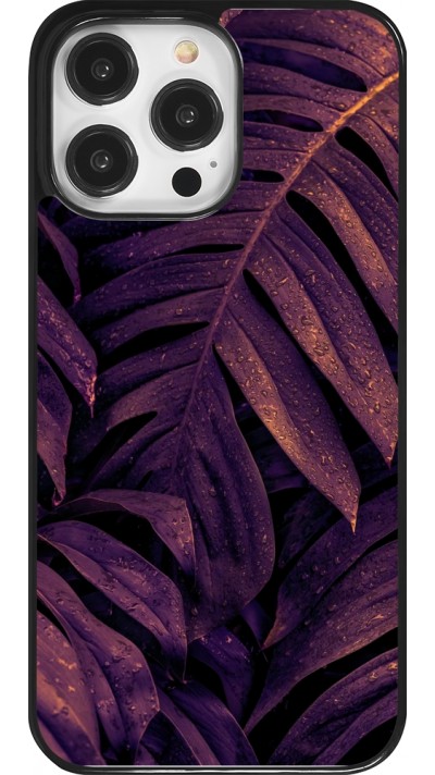 Coque iPhone 14 Pro Max - Purple Light Leaves