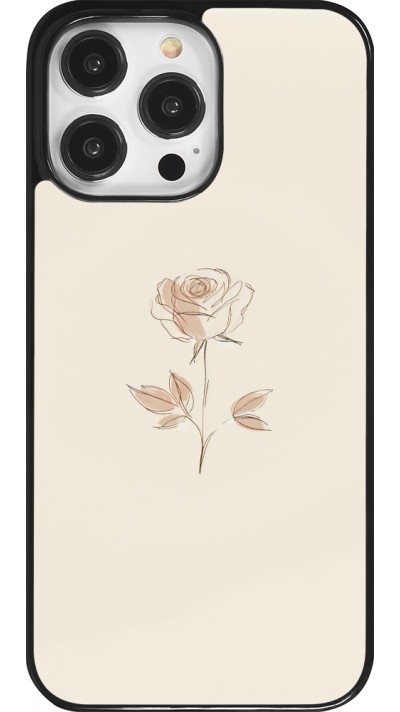 Coque iPhone 14 Pro Max - Sable Rose Minimaliste