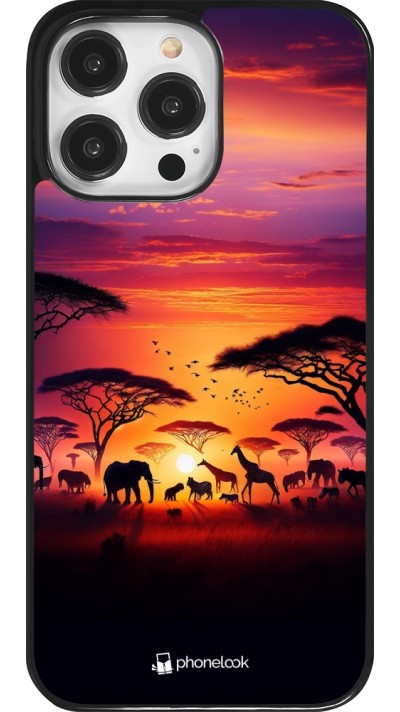 Coque iPhone 14 Pro Max - Safari sunset wildlife