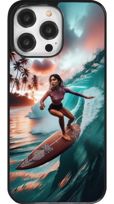 Coque iPhone 14 Pro Max - Surfeuse Balinaise