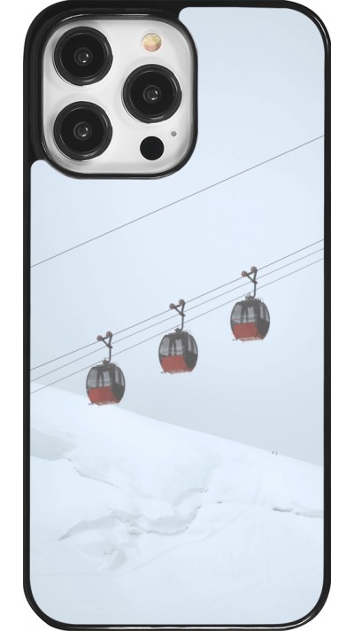 Coque iPhone 14 Pro Max - Winter 22 ski lift