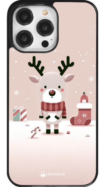 Coque iPhone 14 Pro Max - Noël 2023 Choupinette Renne