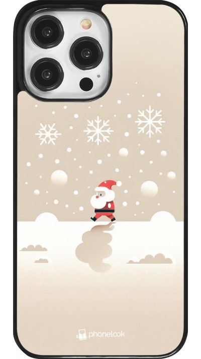 Coque iPhone 14 Pro Max - Noël 2023 Minimalist Santa