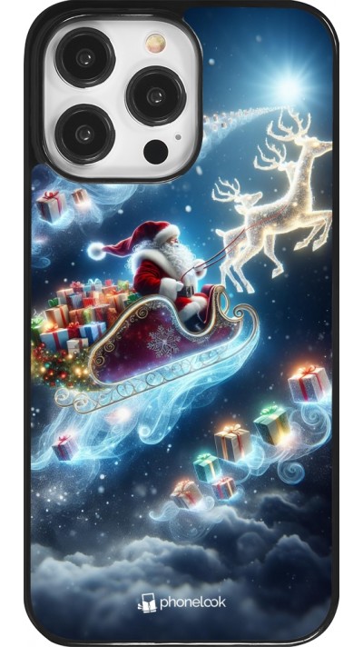 Coque iPhone 14 Pro Max - Noël 2023 Père Noël enchanté