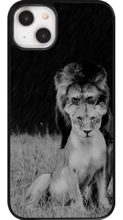 Coque iPhone 14 Plus - Angry lions