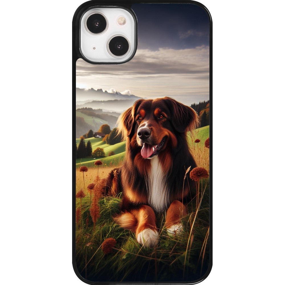 Coque iPhone 14 Plus - Chien Campagne Suisse