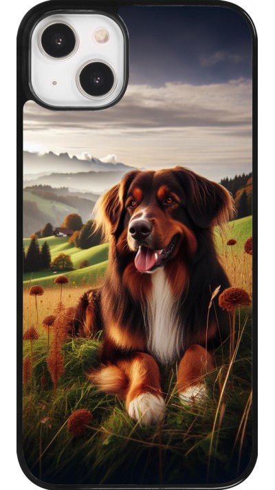 Coque iPhone 14 Plus - Chien Campagne Suisse