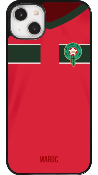 Coque iPhone 14 Plus - Maillot de football Maroc 2022 personnalisable