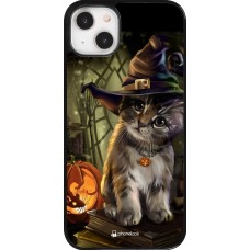 Coque iPhone 14 Plus - Halloween 21 Witch cat