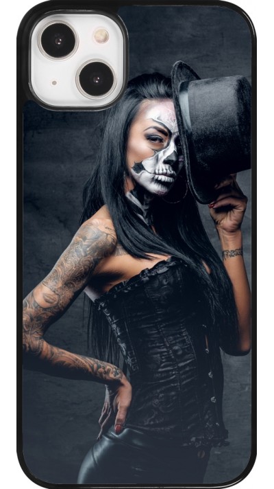 Coque iPhone 14 Plus - Halloween 22 Tattooed Girl