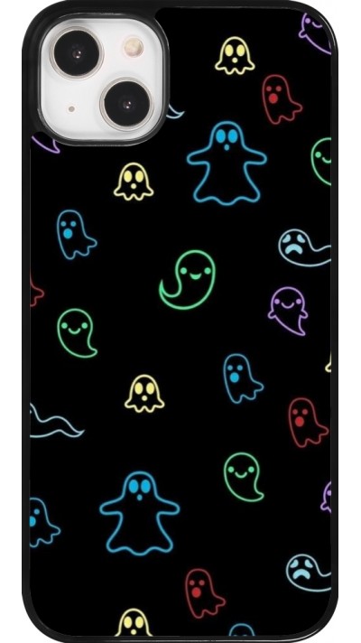 Coque iPhone 14 Plus - Halloween 2024 colorful ghosts