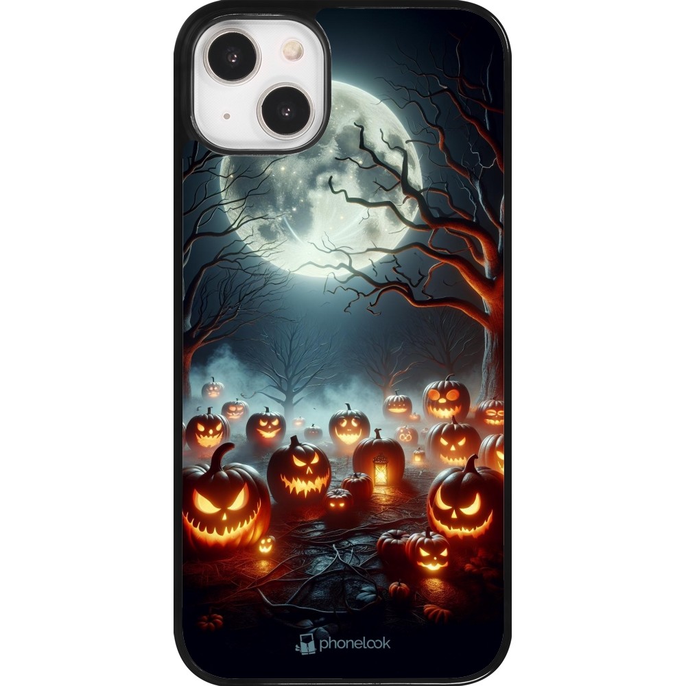 Coque iPhone 14 Plus - Halloween 2024 Many Pumpkins