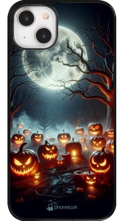 Coque iPhone 14 Plus - Halloween 2024 Many Pumpkins