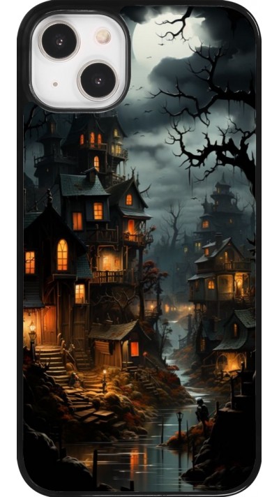 Coque iPhone 14 Plus - Halloween 2024 scary town