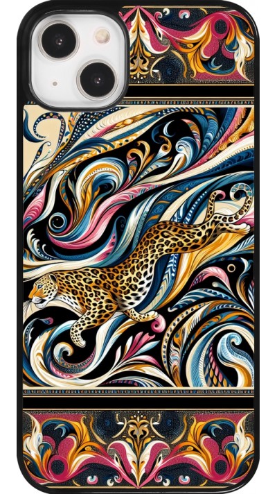Coque iPhone 14 Plus - Leopard Abstract Art