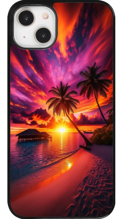 Coque iPhone 14 Plus - Maldives Dusk Bliss