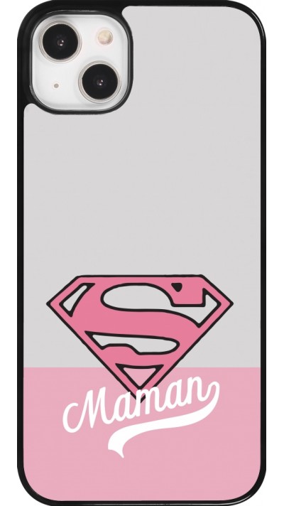 Coque iPhone 14 Plus - Mom 2024 Super hero maman