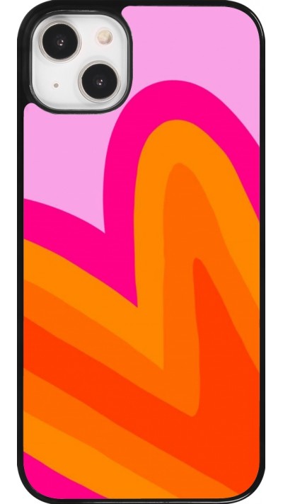 Coque iPhone 14 Plus - Valentine 2024 heart gradient