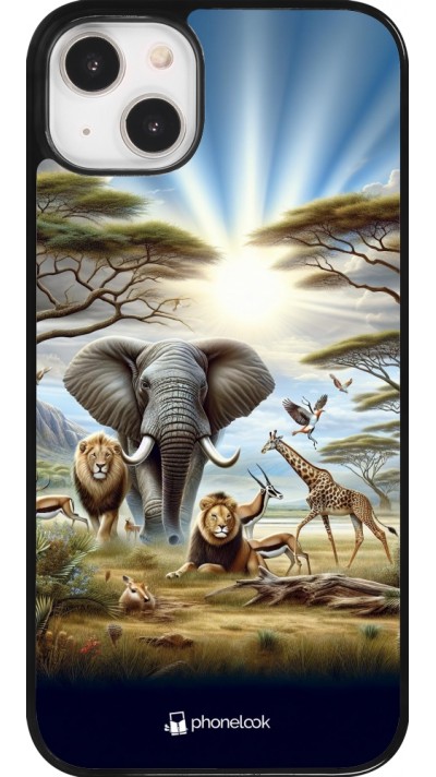 Coque iPhone 14 Plus - Vie sauvage africaine