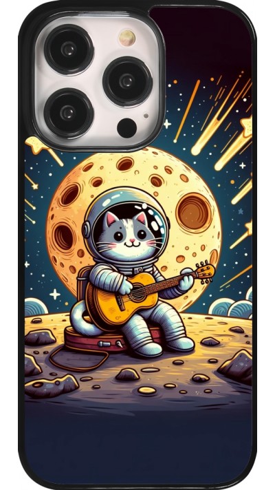 Coque iPhone 14 Pro - AstroCat RockLune